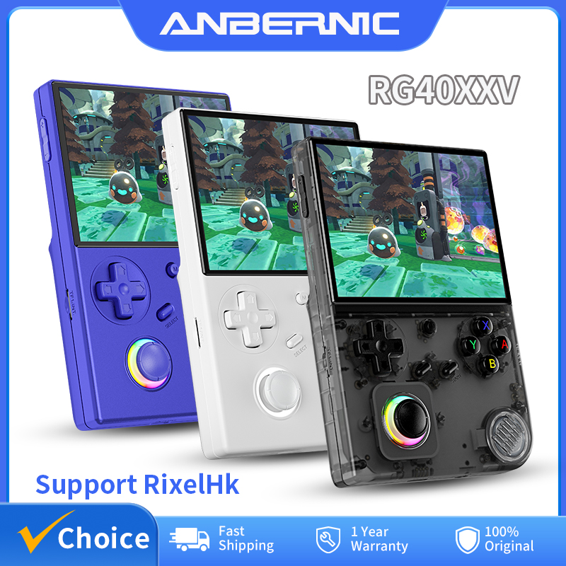 Retro Gaming N64 - Anbernic rg40xxv console de jogos portátil