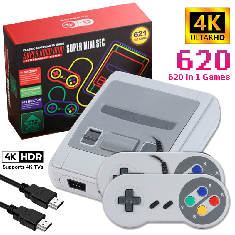 Retro Gaming N64 - Console de videogame retrô SFC621 4K