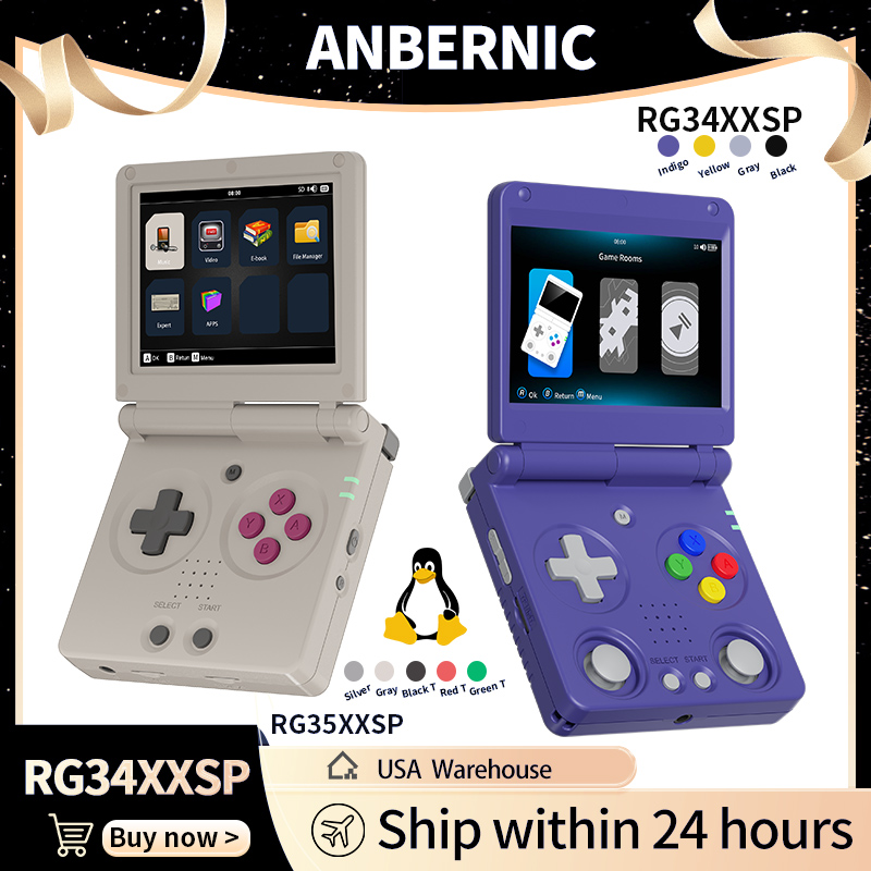 Anbernic RG34XXSP RG35XXSP Fli - Retro Gaming N64 avaliação e preço