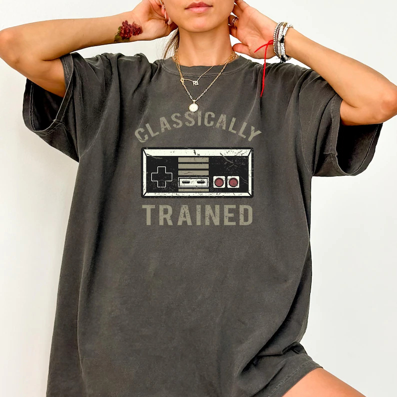Camiseta clássica para gamers, - Retro Gaming T Shirt avaliação e preço